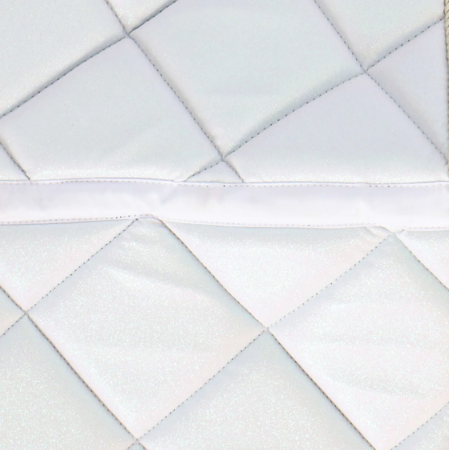 HB Zadeldekje Sparkling Glitter Dressuur Wit