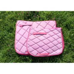 HB Zadeldekje Sparkling Glitter Springen Roze