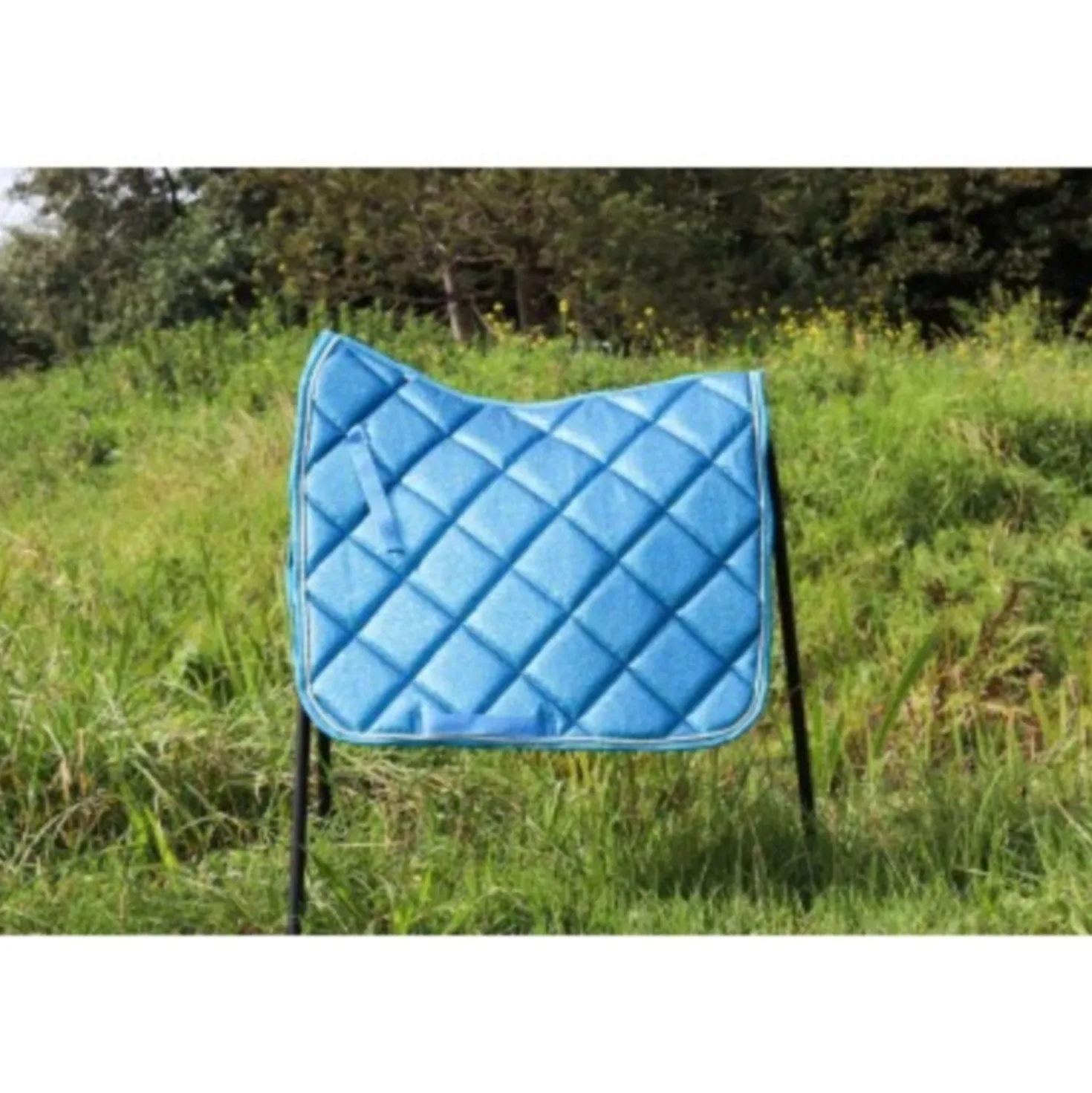 HB Zadeldekje Sparkling Glitter Springen Sea Blue