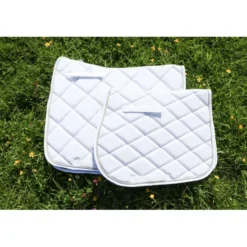 HB Zadeldekje Sparkling Glitter Springen Wit