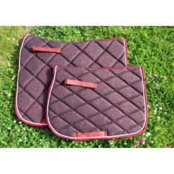HB Zadeldekje Sparkling Glitter Springen Burgundy