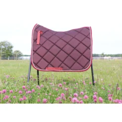 HB Zadeldekje Sparkling Glitter Springen Burgundy