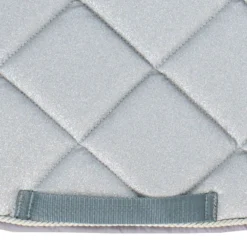 HB Zadeldekje Sparkling Glitter Springen Zilver
