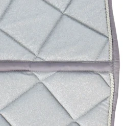 HB Zadeldekje Sparkling Glitter Springen Zilver