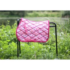 HB Zadeldekje Unicorn Shetland Roze