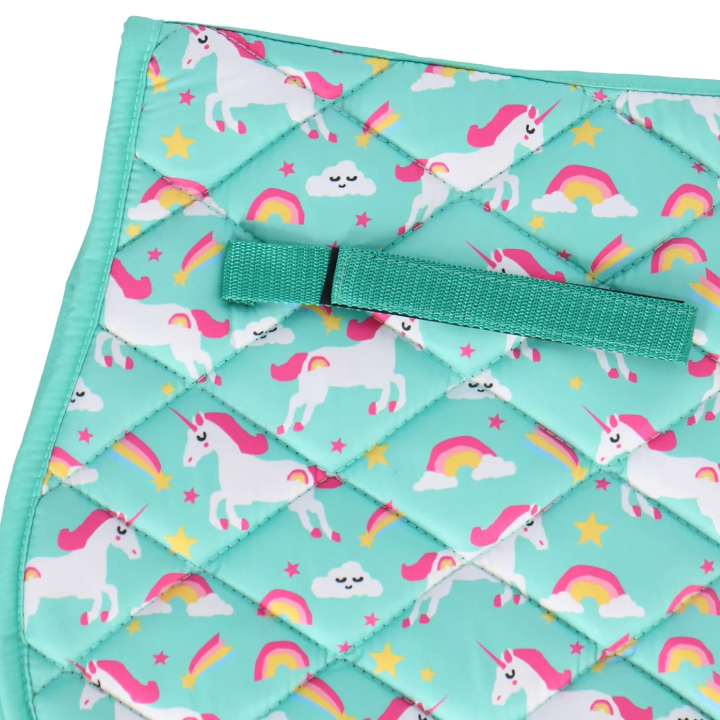 HB Zadeldekje Unicorn Shetland Mintgroen