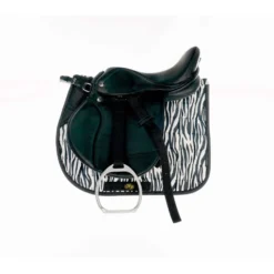 HB Zadeldekje Zebra Veelzijdigheid Zwart/Wit