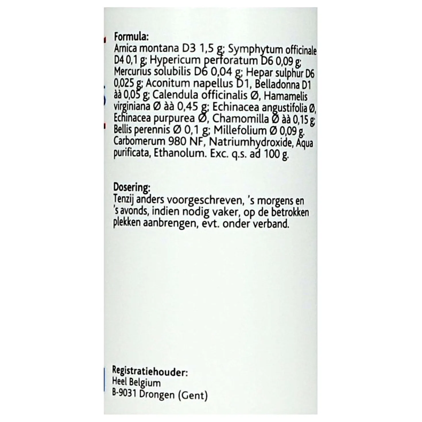 Heel Traumeel S Gel Wit