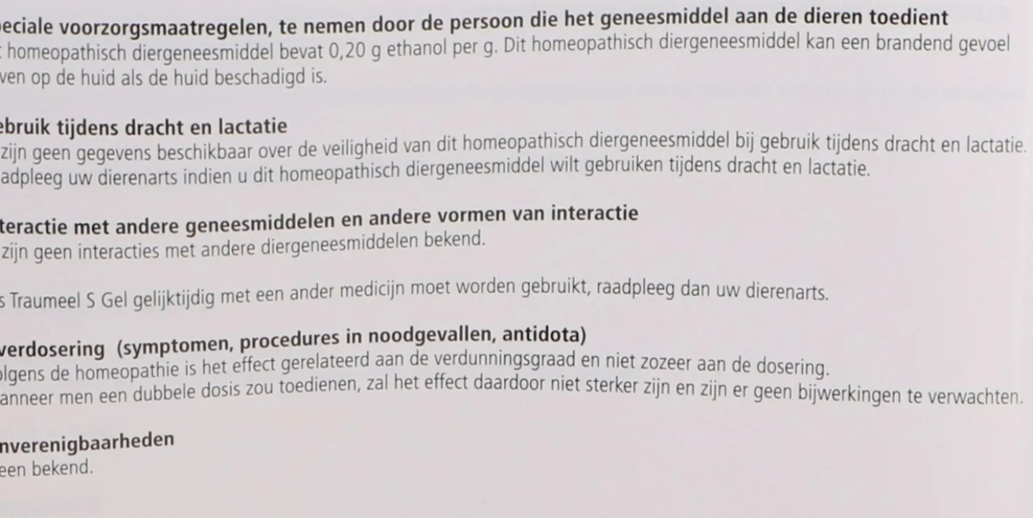 Heel Traumeel S Gel Wit