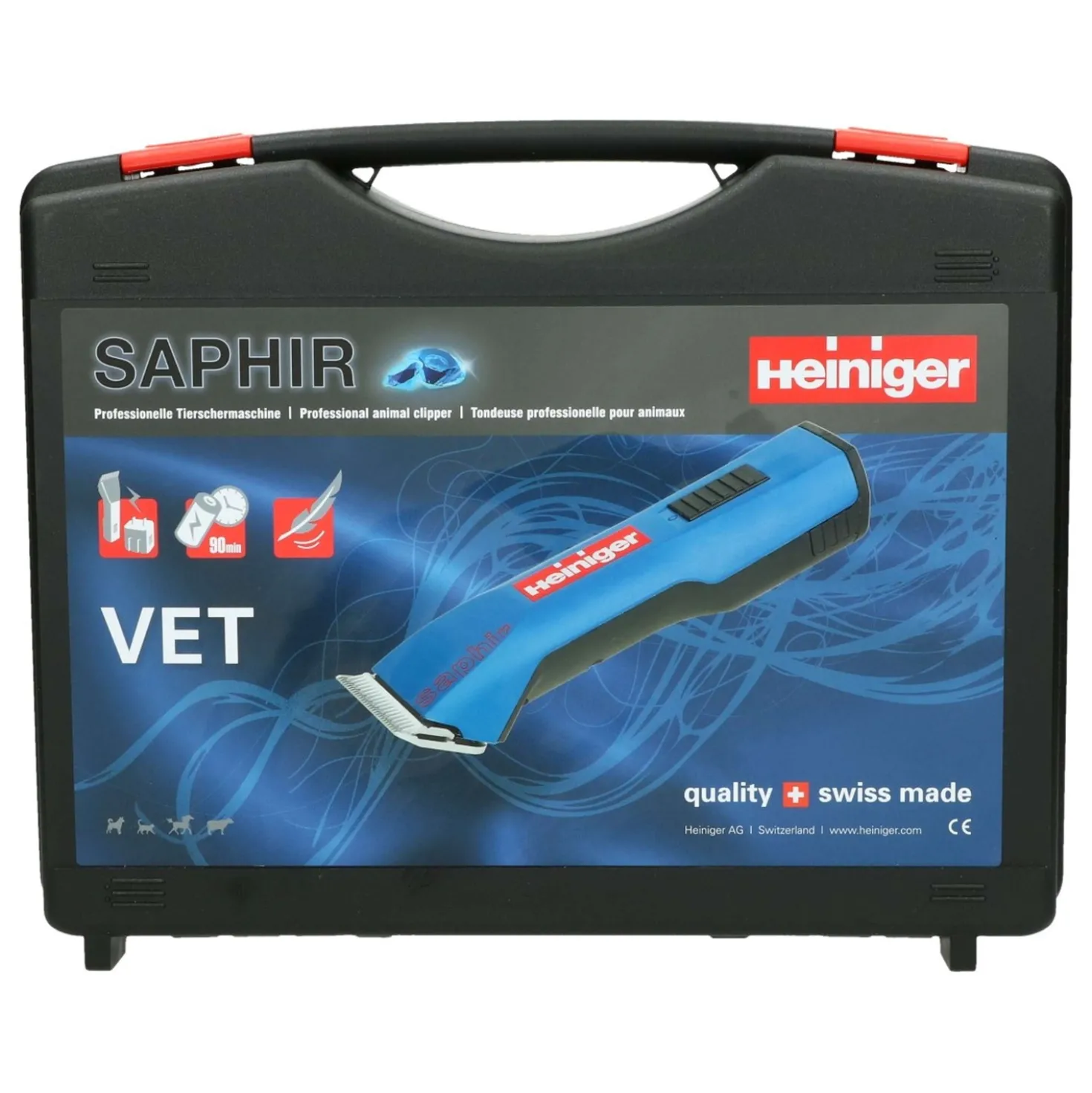 Heiniger Saphir Accu Tondeuse 7.4v/35w met 2 Accu's