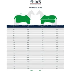 Highlander Plus by Shires Regendeken Turnout 50g Groen