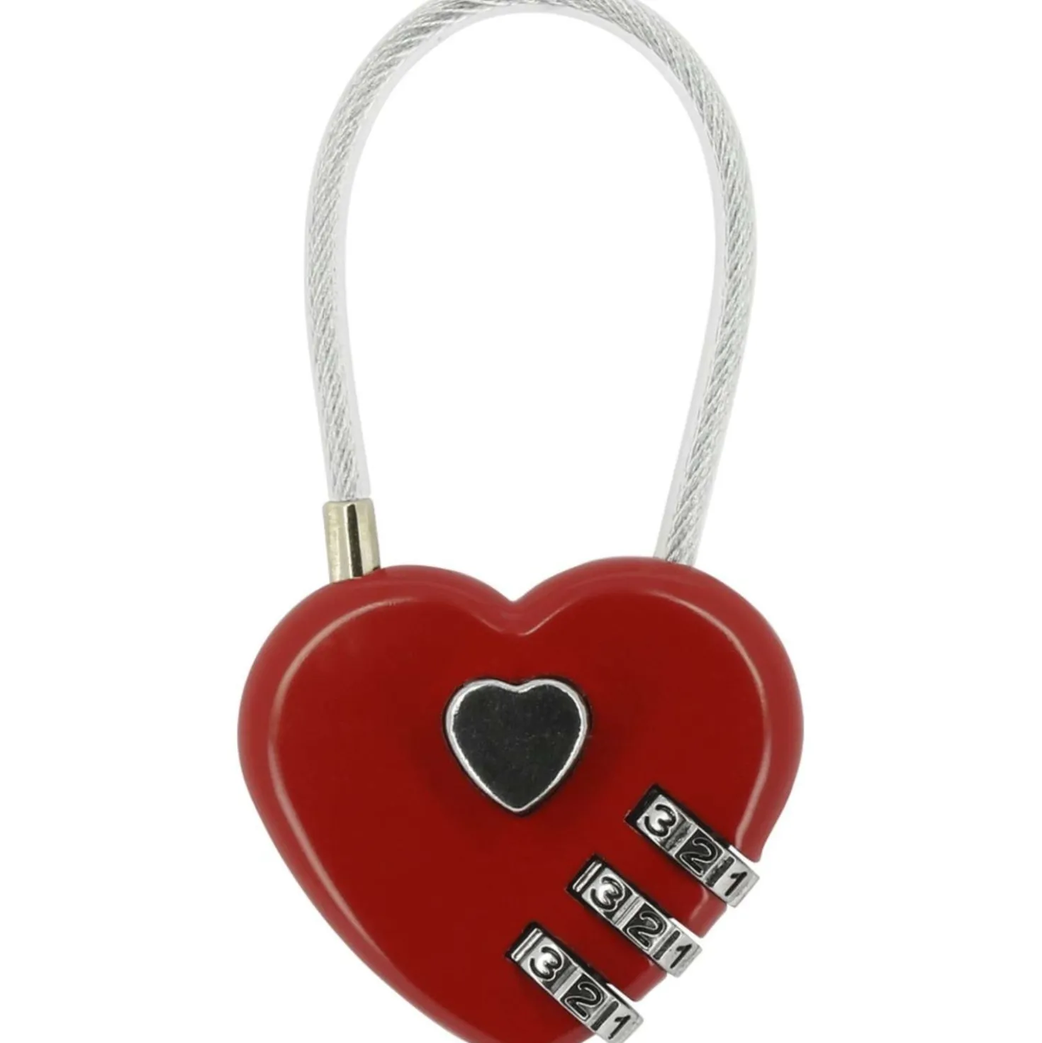 Hippotonic Poetsbox Padlock Hart Rood