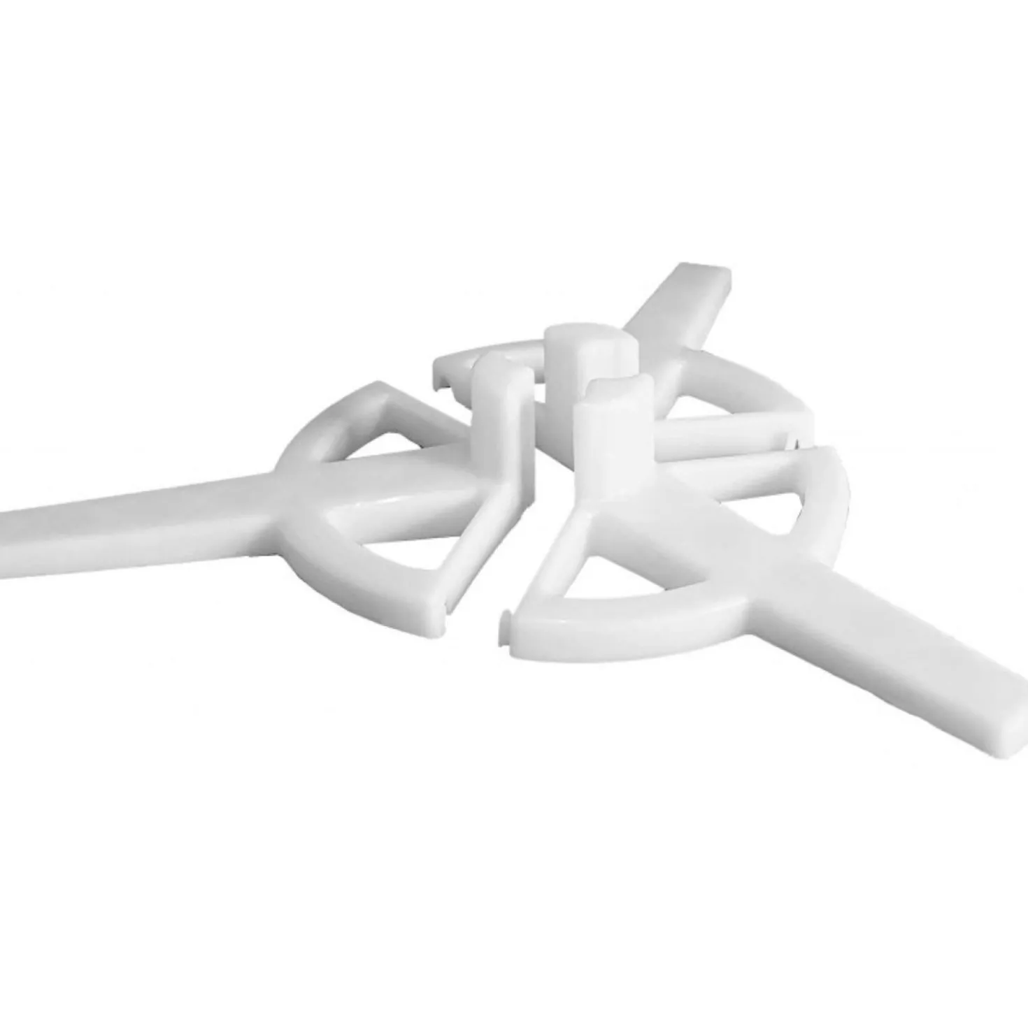 Hippotonic Springstandaard Plastic Wit