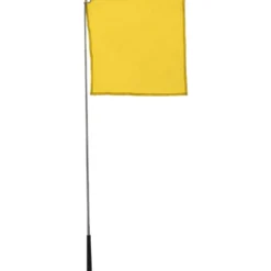 Hippotonic Trainingsstok Ethologisch met Vlag Geel