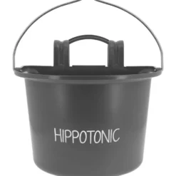 Hippotonic Voerbak met Hengsel Donkergrijs