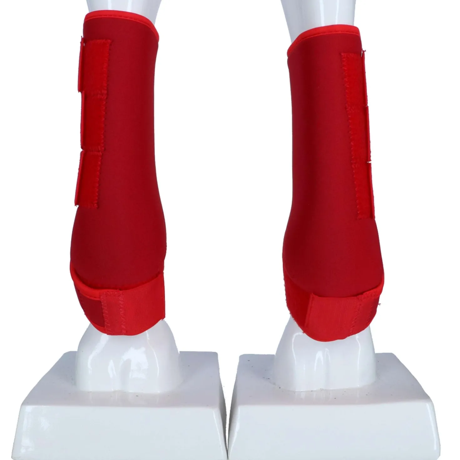 HKM Beenbeschermers Colour Neopreen Rood