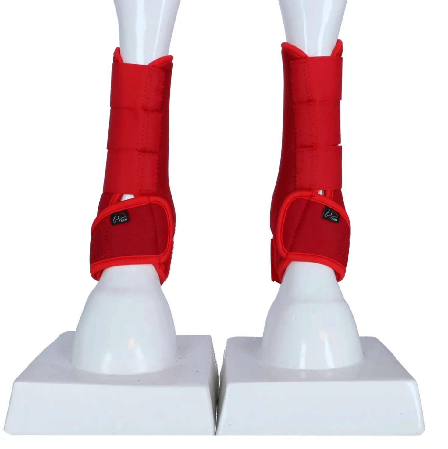 HKM Beenbeschermers Colour Neopreen Rood