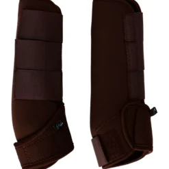 HKM Beenbeschermers Colour Neopreen Bruin