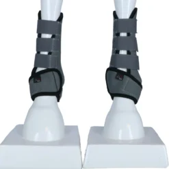 HKM Beenbeschermers Colour Neopreen Grijs/Zwart