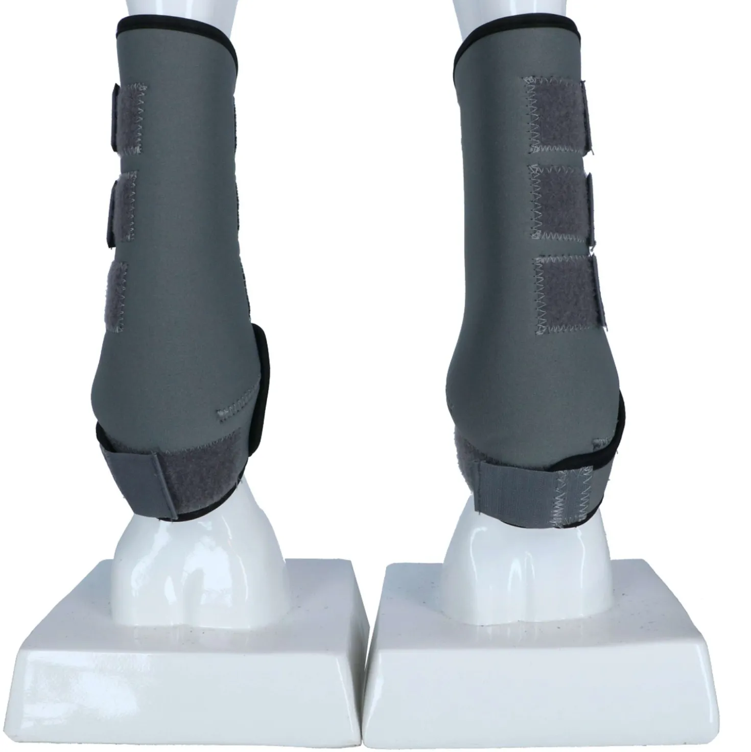 HKM Beenbeschermers Colour Neopreen Grijs/Zwart