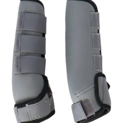 HKM Beenbeschermers Colour Neopreen Grijs/Zwart