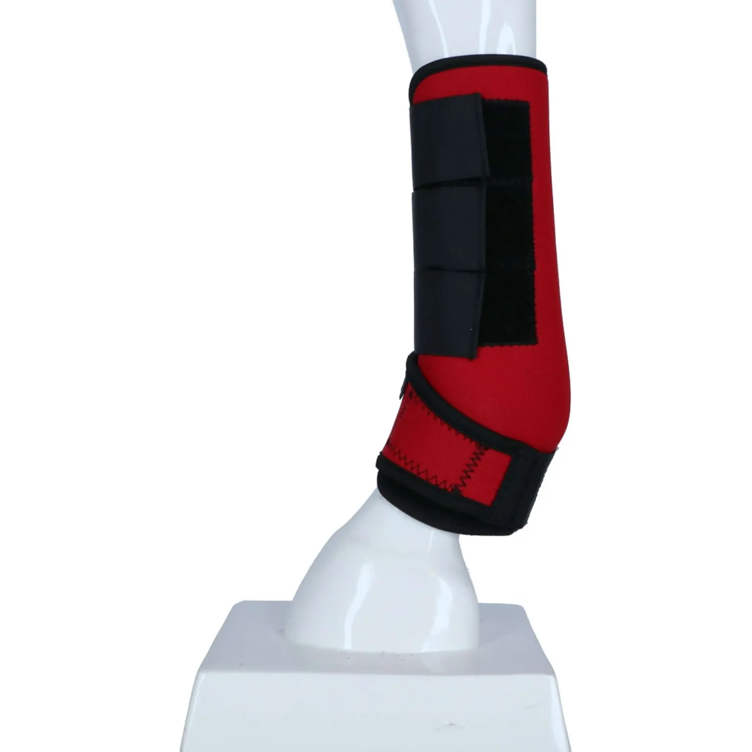 HKM Beenbeschermers Colour Neopreen Rood/Zwart