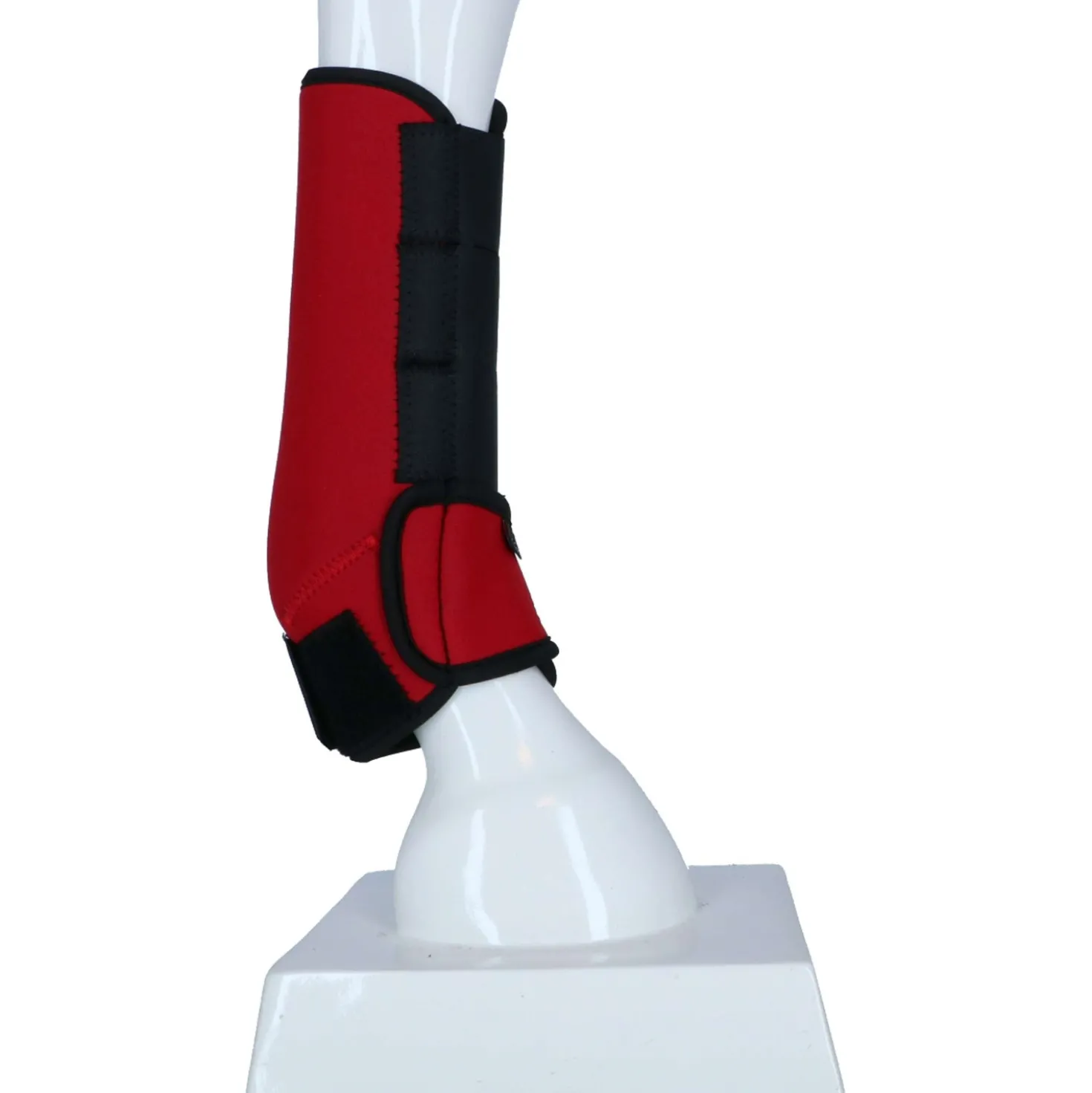HKM Beenbeschermers Colour Neopreen Rood/Zwart