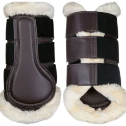 HKM Beenbeschermers Comfort Mesh Bruin