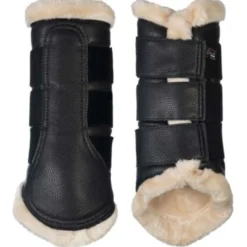 HKM Beenbeschermers Comfort Premium Fur Zwart