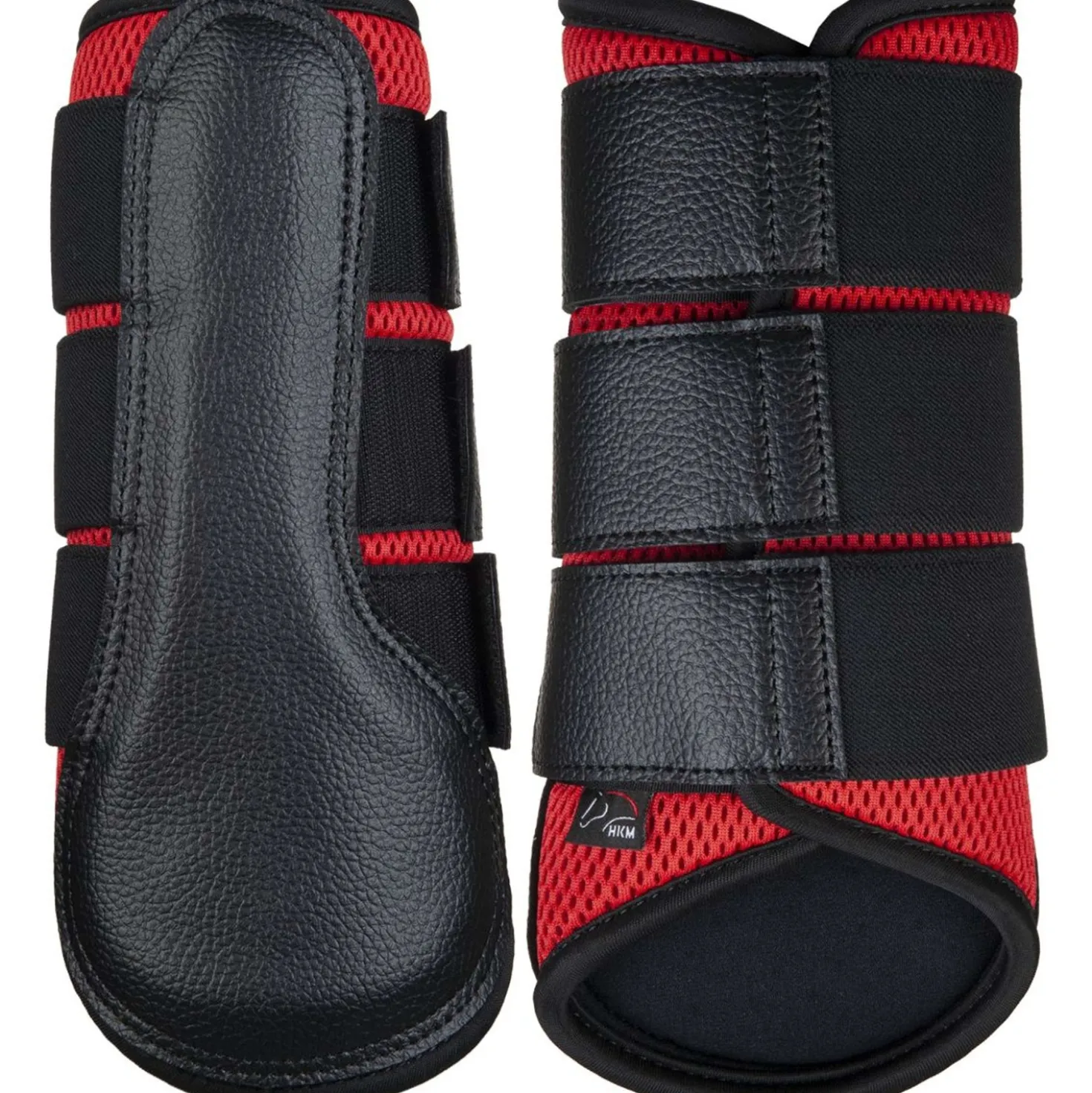 HKM Beenbescherming Breath Rood/Zwart