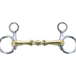 HKM Bit Argentaan 16mm met Edelstaalringen 40mm