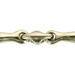 HKM Bit Argentaan 16mm met Edelstaalringen 40mm