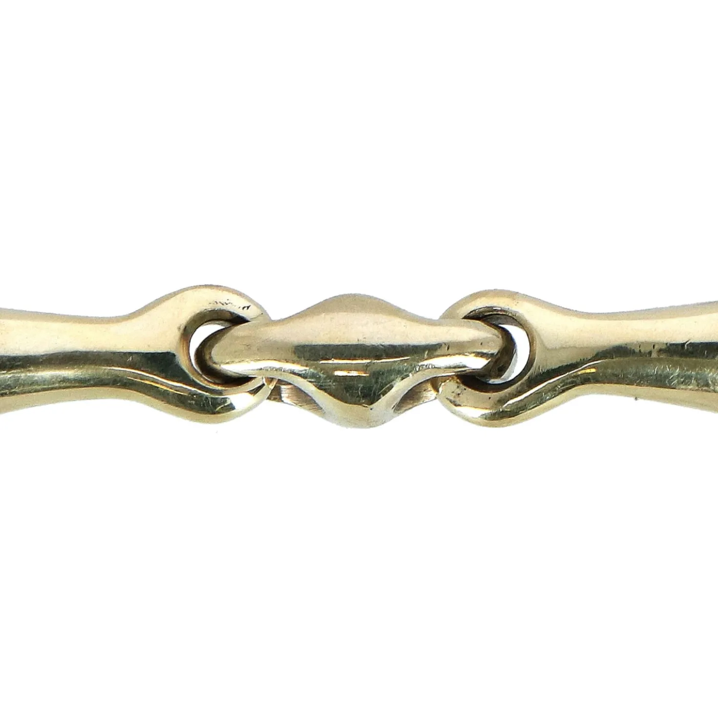 HKM Bit Argentaan 16mm met Edelstaalringen 40mm
