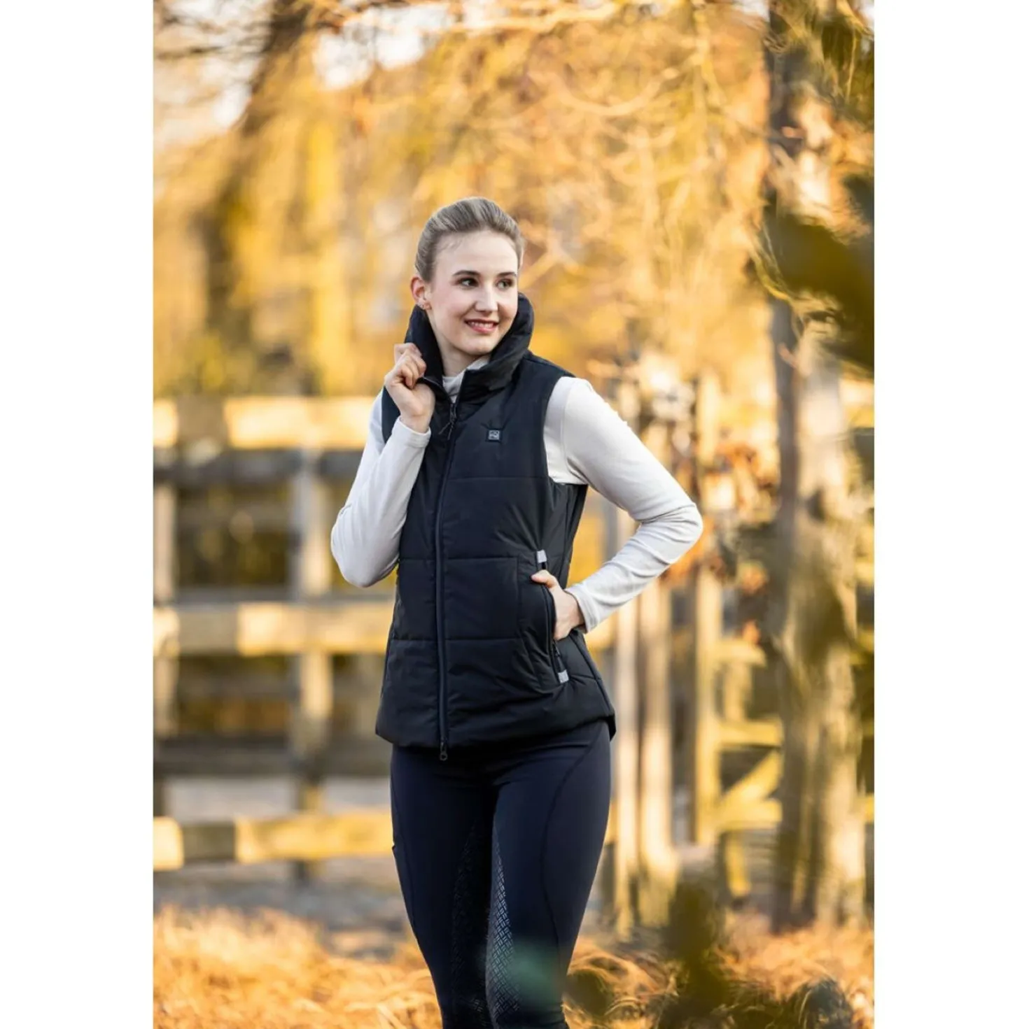 HKM Bodywarmer Canada Zwart