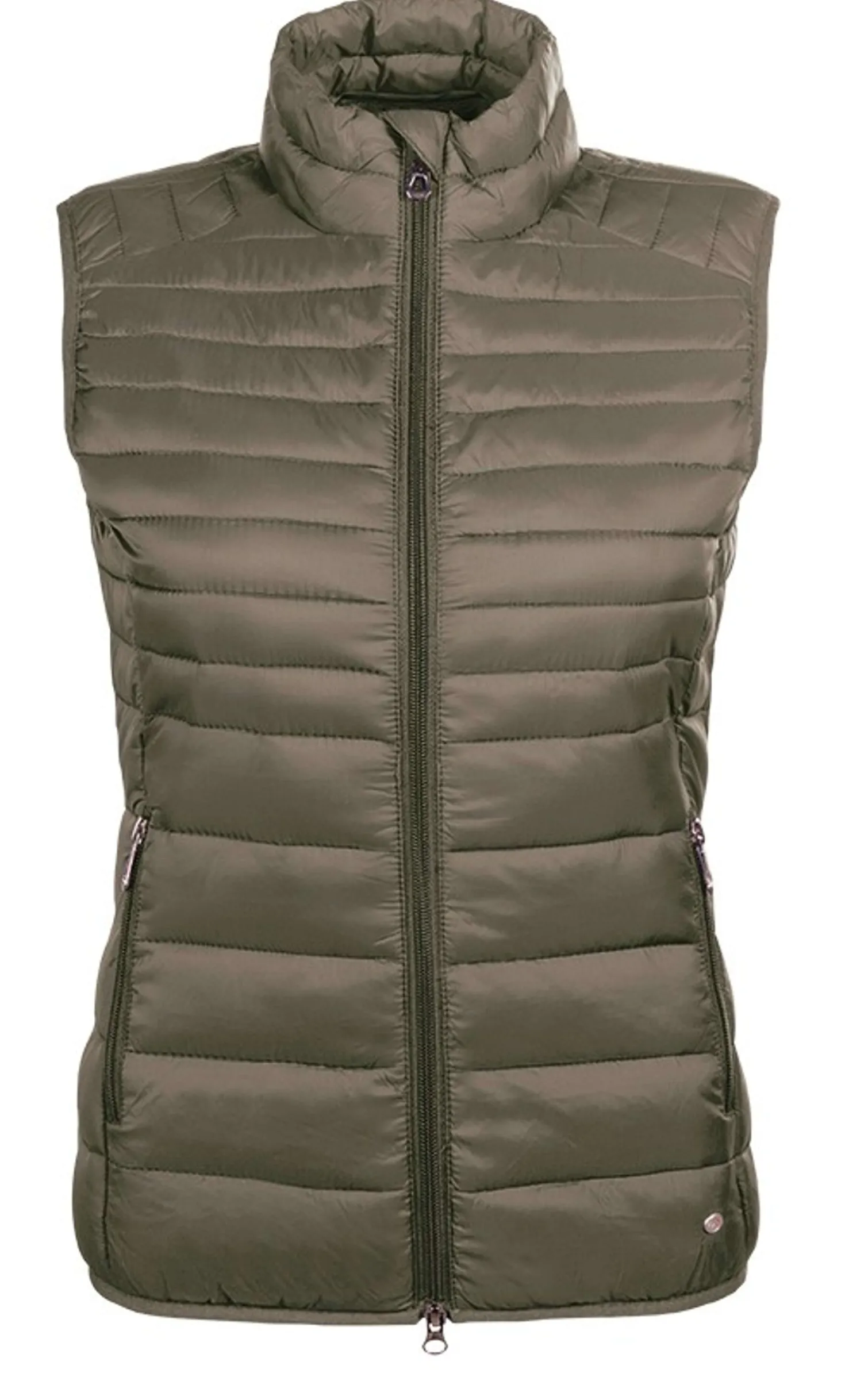 HKM Bodywarmer Lena Gewatteerd Olijfgroen