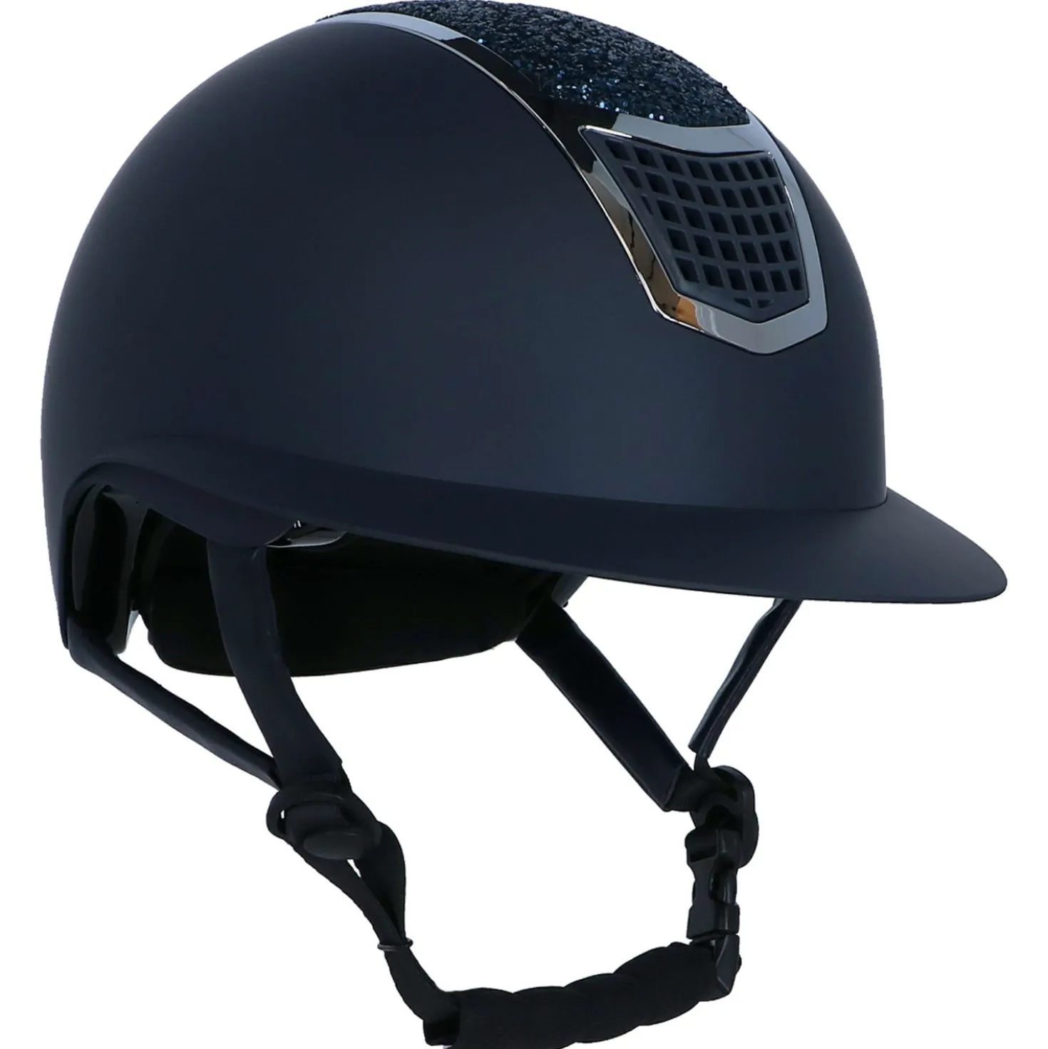 HKM Cap Glamour Shield Donkerblauw/Zilver