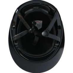 HKM Cap Glamour Shield Zwart/Zwart