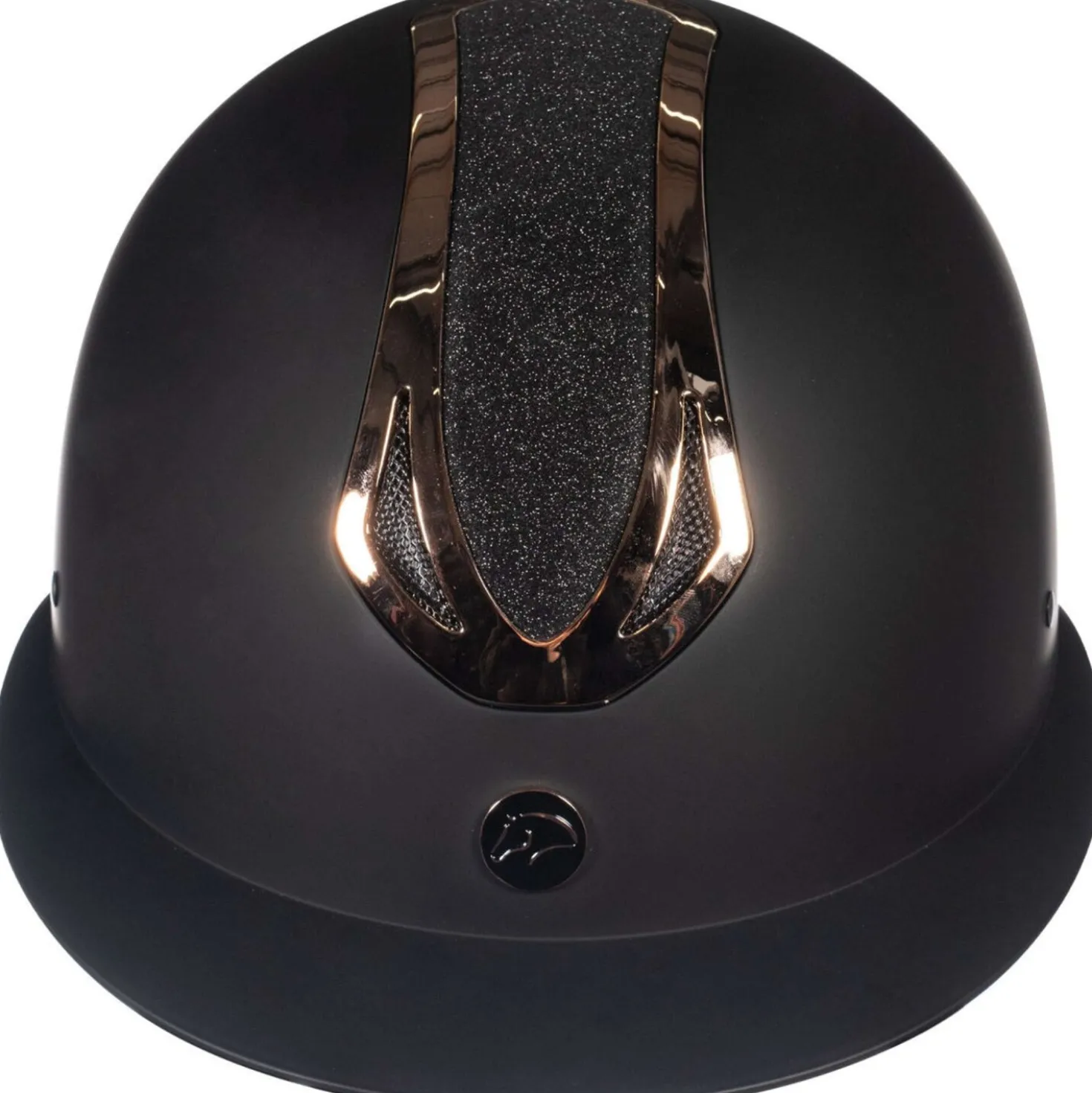 HKM Cap Illusion Zwart/Rosegoud