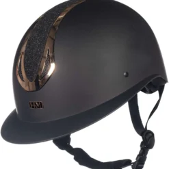 HKM Cap Illusion Zwart/Rosegoud