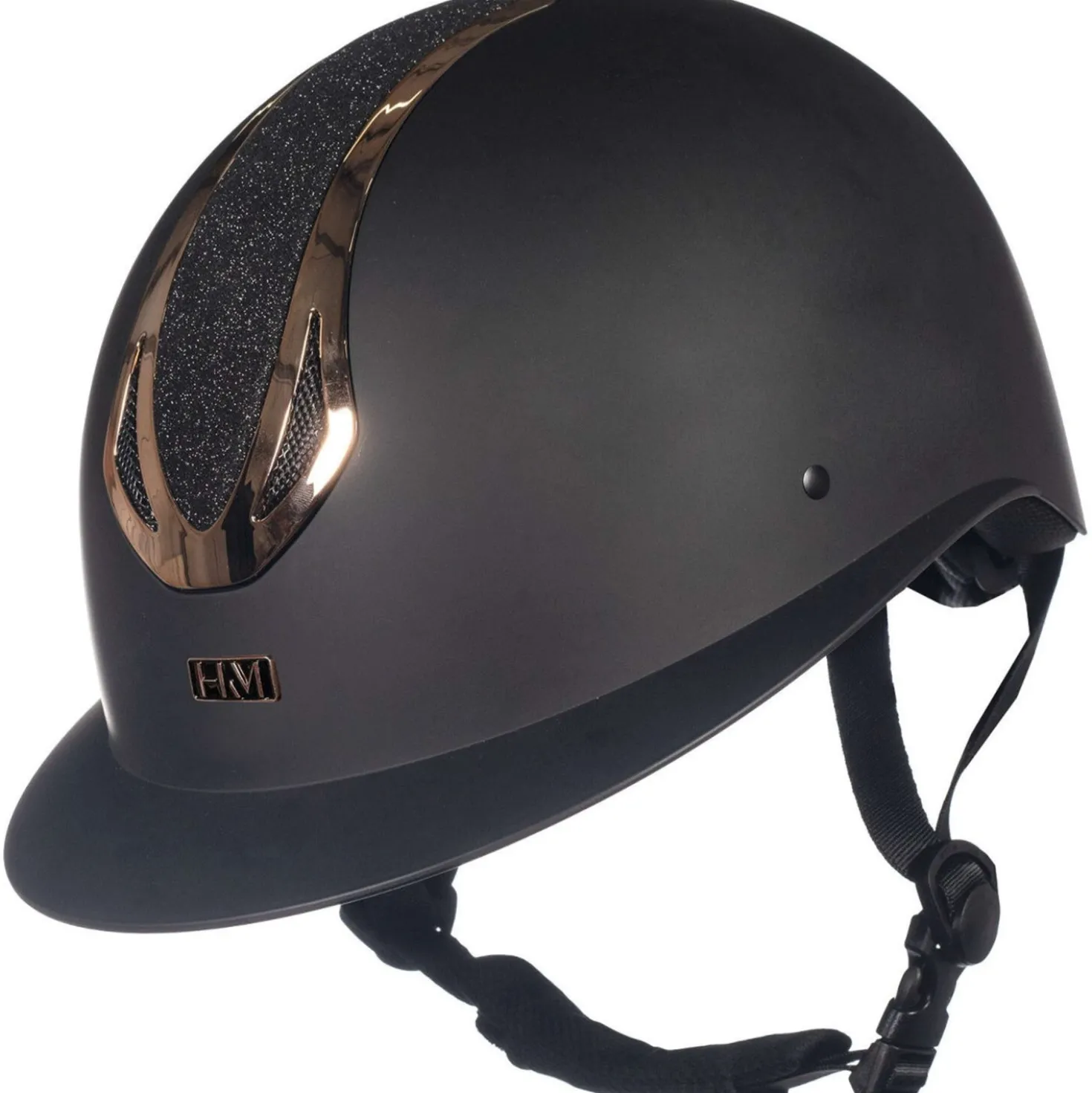 HKM Cap Illusion Zwart/Rosegoud