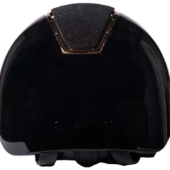 HKM Cap Lady Shield Brillant Zwart/Roségoud