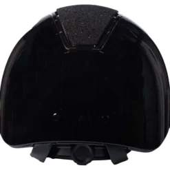 HKM Cap Lady Shield Brillant Zwart/Zilver