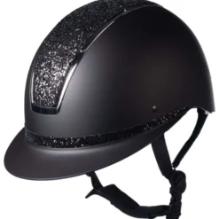 HKM Cap Lady Shield Elegant Zwart/Zilver