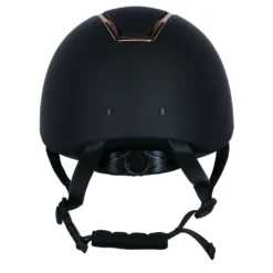 HKM Cap Lady Shield Zwart/Rosegoud