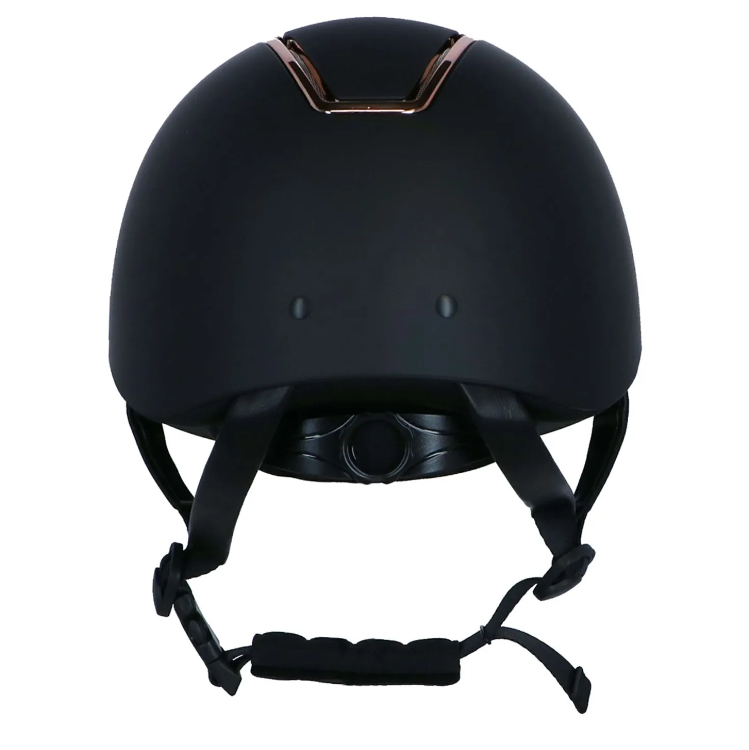 HKM Cap Lady Shield Zwart/Rosegoud