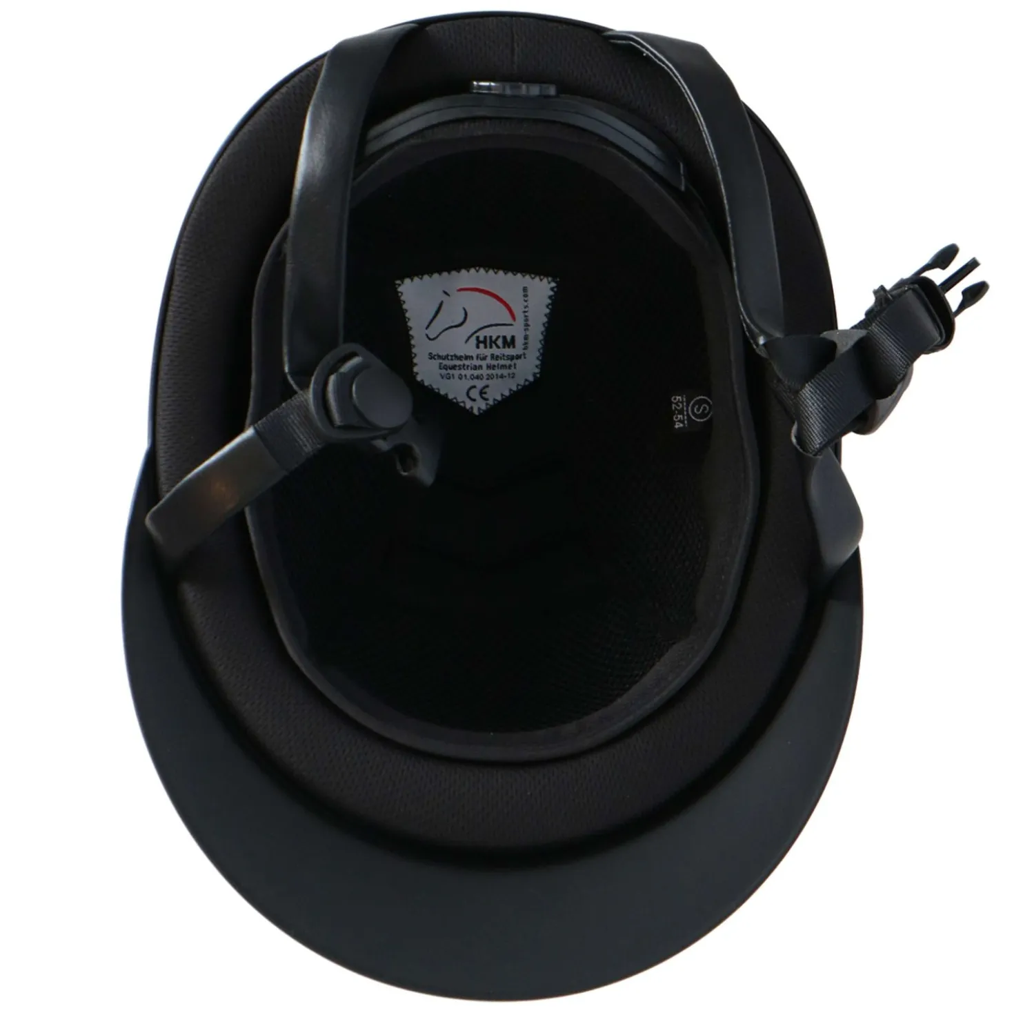 HKM Cap Lady Shield Zwart/Rosegoud