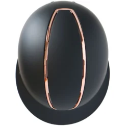 HKM Cap Lady Shield Zwart/Rosegoud