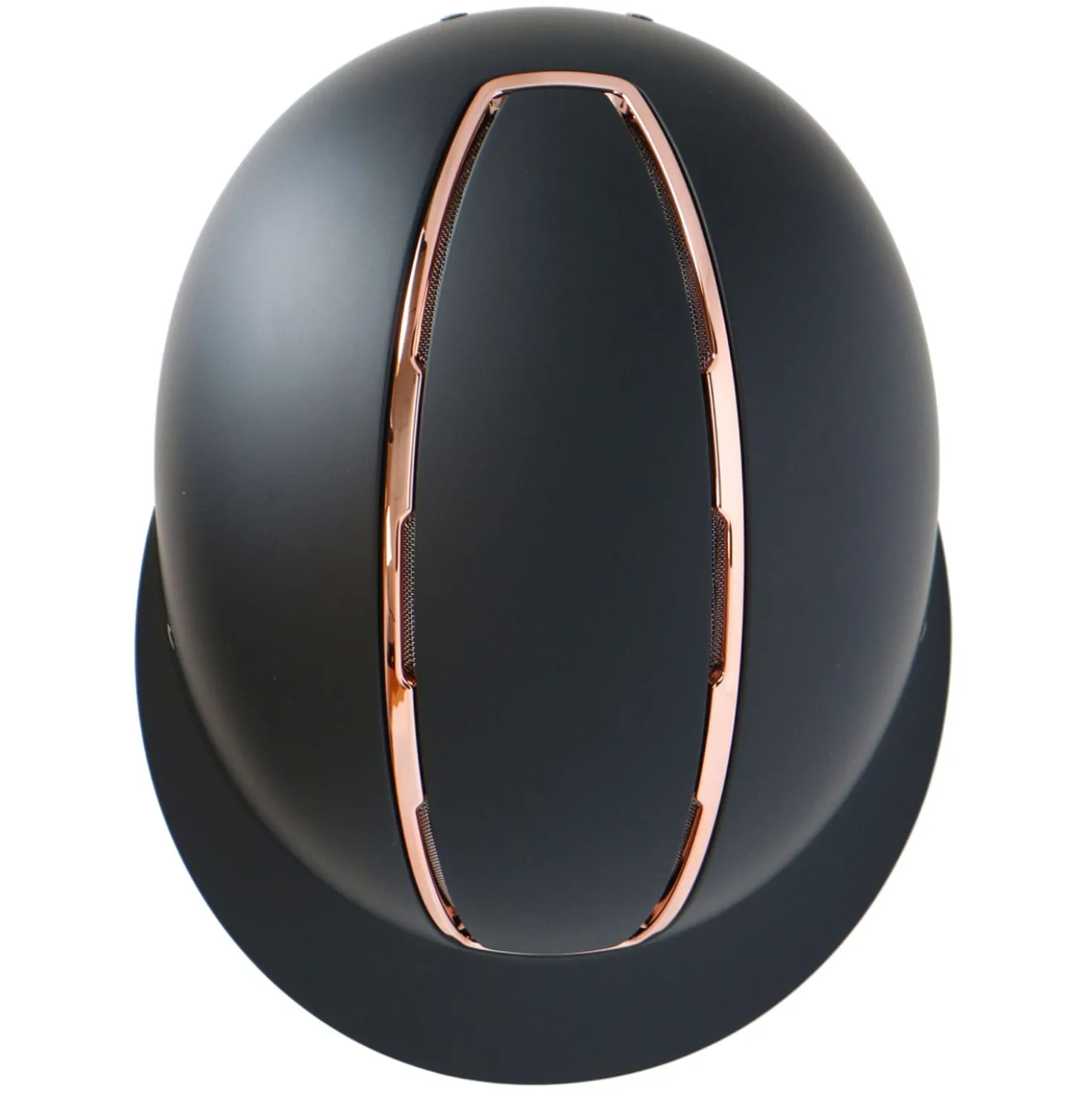 HKM Cap Lady Shield Zwart/Rosegoud