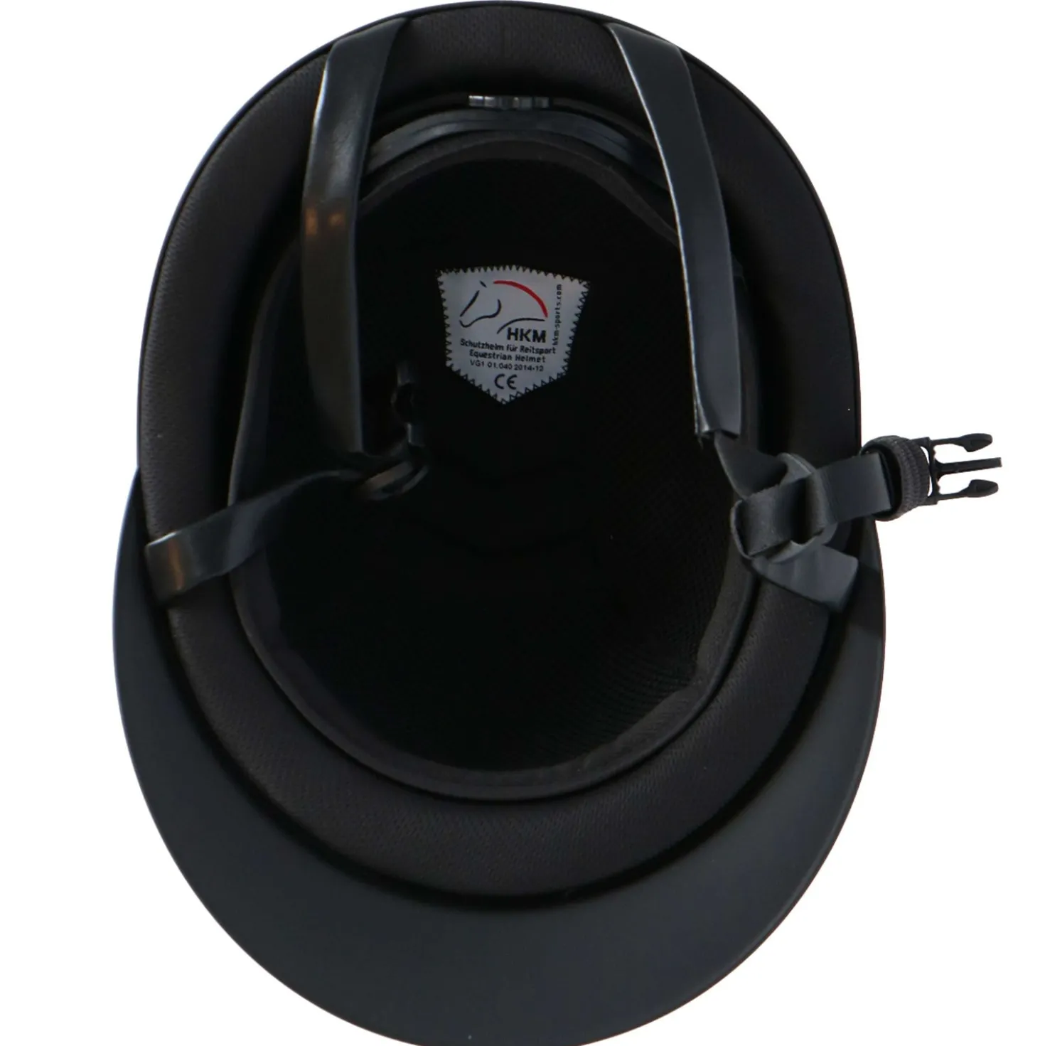 HKM Cap Lady Shield Zwart/Zilver