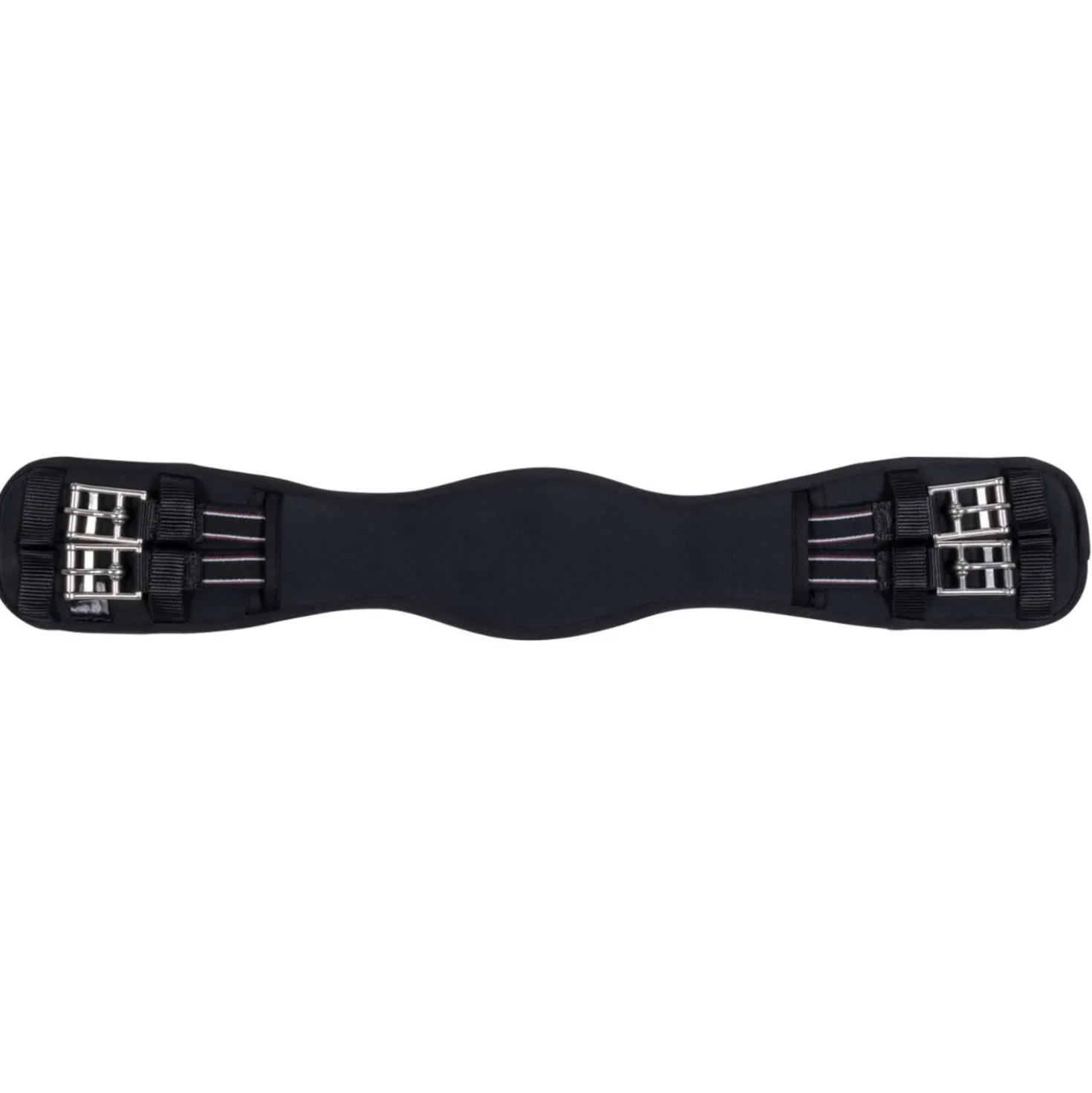 HKM Dressuursingel Memory Foam met Elastiek Zwart